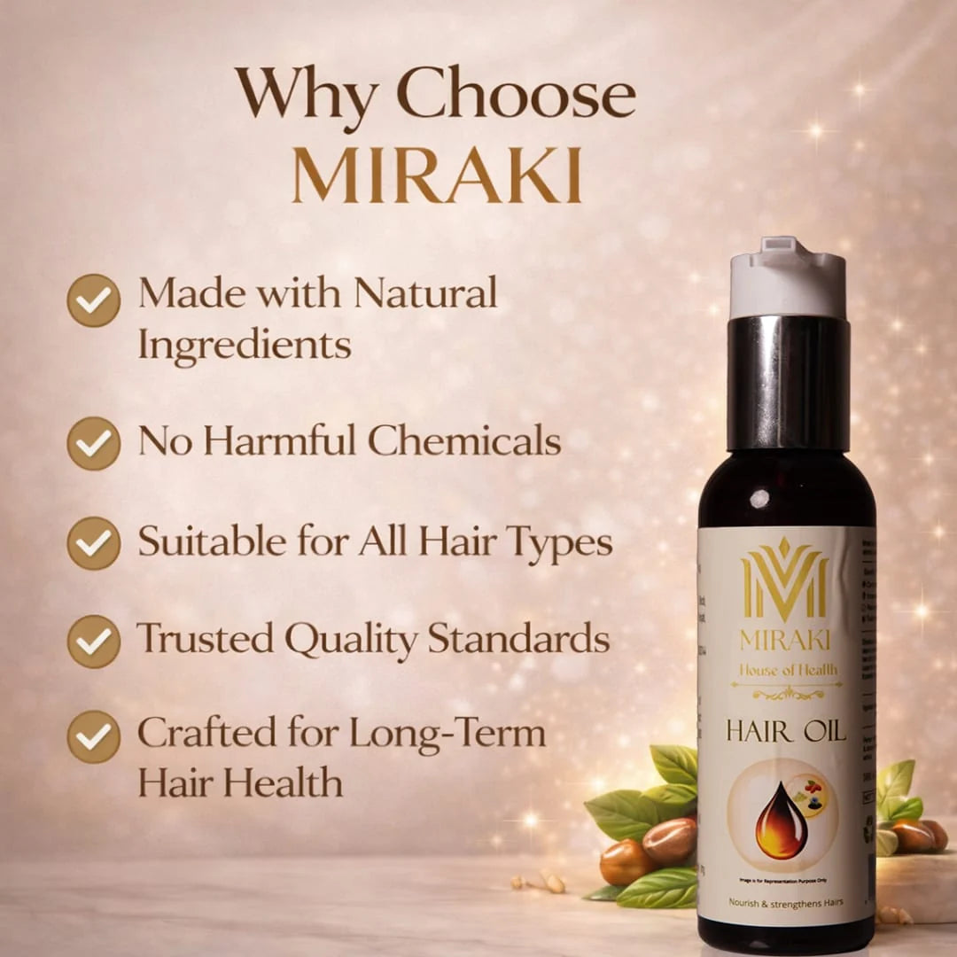 Miraki Pure Hair Oil - 100 ML