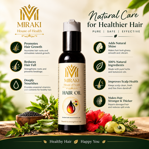 Miraki Pure Hair Oil - 100 ML
