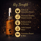 Miraki Beard Growth Oil | 100% Herbal Oil | No Side Effect