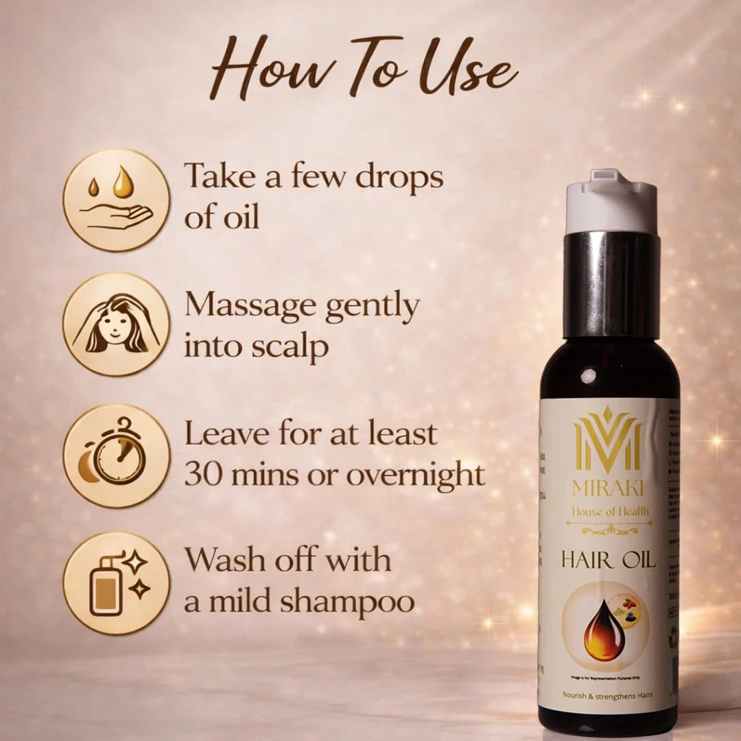 Miraki Pure Hair Oil - 100 ML